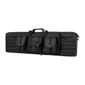 Portable Handle & Shoulder Strap Tactical Range Bag (Color: Black, Type: Storage Bag)